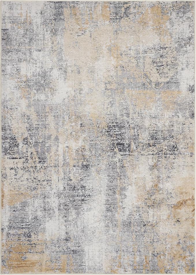 Area Rug 9×12, Large Vintage Boho Rug, Ultra-Soft Low Pile, Non Slip, Stain - Image 3