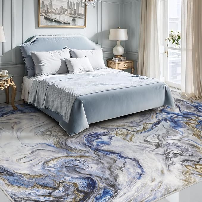 8x10 Area Rugs for Living Room, Modern Abstract Rug for Bedroom, Contemporary - Image 5