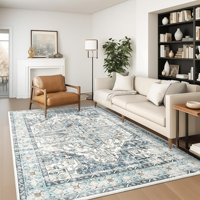 zesthome 5x7 Washable Rug-Stain Resistant Area Rugs by Zesthome