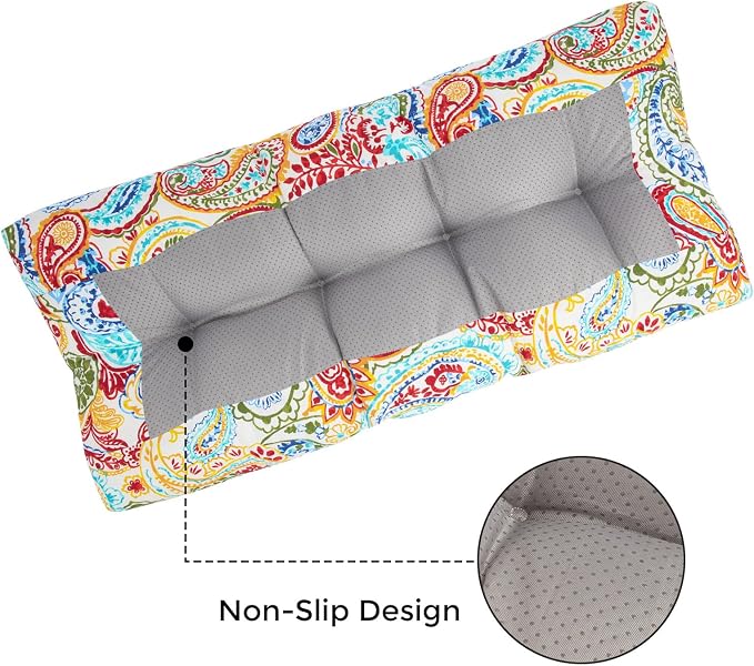 FUNHOME Outdoor Bench Cushion 42 x18 inch - Image 2