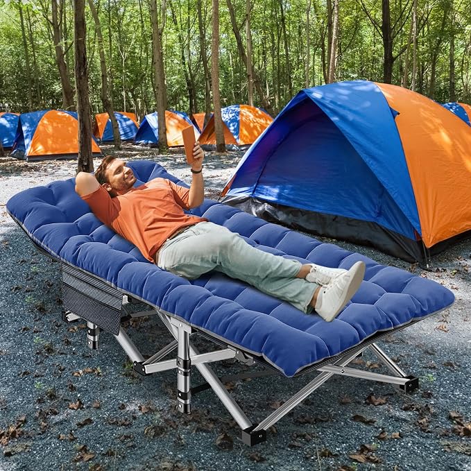 ABORON 2PK XXL Camping Cot for Adults 900LBS - Image 3