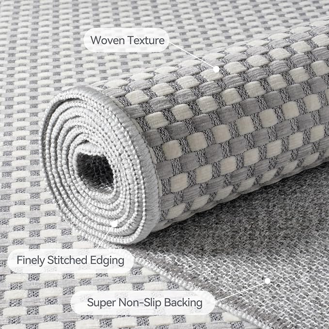 Boho 3x5 ft Washable Area Rug Entryway Runner - Image 5