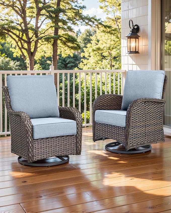 Luxury 22x24/22x25 6-Inch Outdoor Seat Cushions - Image 2