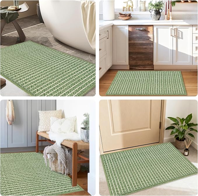 Small Bathroom Rugs, Washable Luxury Bath Rug - Image 4