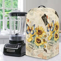 Sunflower Butterfly Print Blender Dust Cover by NETILGEN