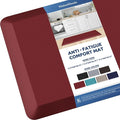KitchenClouds Kitchen Mat Cushioned Anti Fatigue Kitchen Rug 0.8inch Waterproof by KitchenClouds
