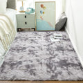Ophanie 4x6 Tie-Dyed Grey&White Area Rugs by Ophanie