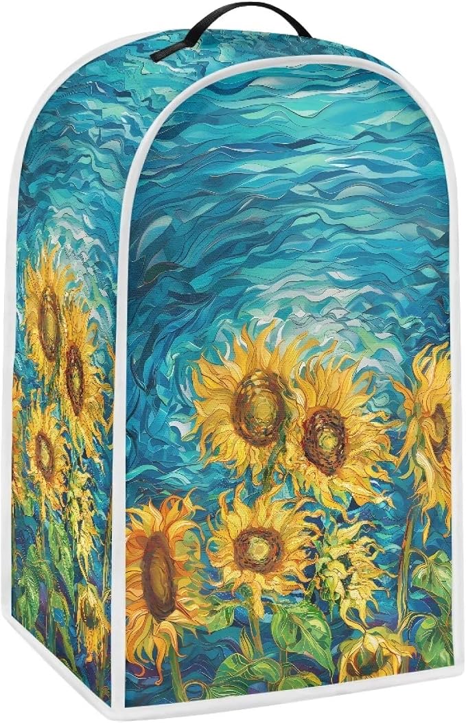 Sunflower Pattern Blender Dust Cover by Annejudy