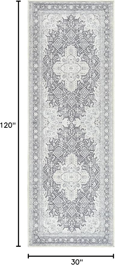 Bloom Rugs Washable Non-Slip 10 ft Runner - Image 2