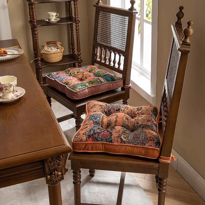 vctops Boho Paisley Chair Cushions - Image 4