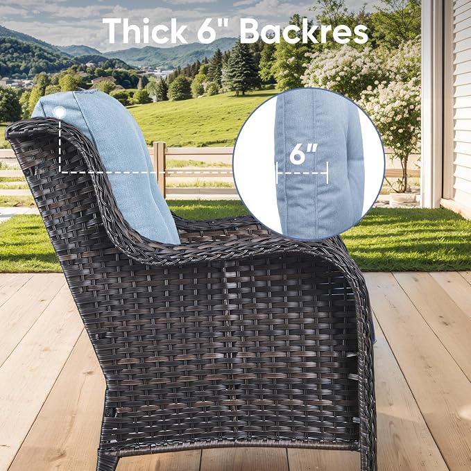 8-Piece Outdoor Patio Cushion Set - Image 3
