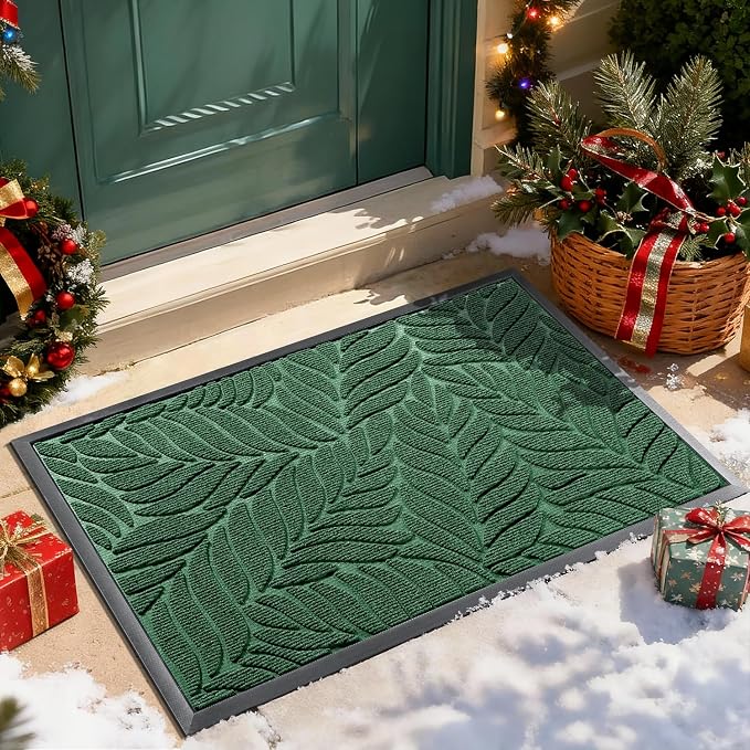 Yimobra Front Door Mat Outdoor Indoor, 29.5x17 All-Season Waterproof Door Mat by Yimobra