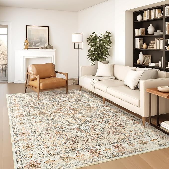 zesthome 5x7 Washable Rug-Stain Resistant Area Rugs by Zesthome