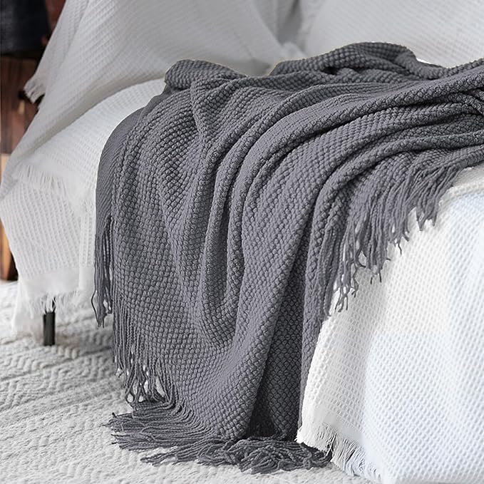 LOMAO Knitted Throw Blanket - Image 6