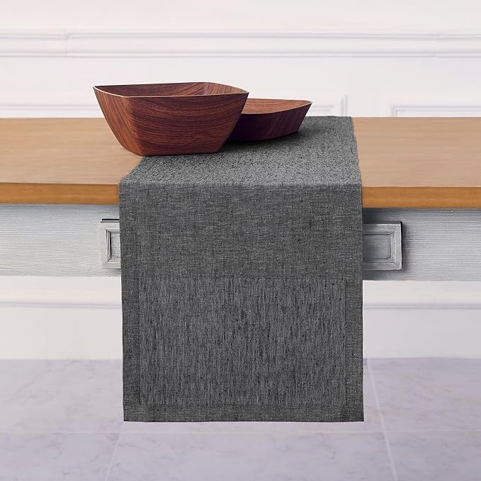 Solino Home Linen Small Table Runner 60 Inches - Image 2