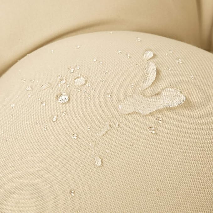 ARTPLAN Seat/Back Outdoor Chair Cushion, Tufted Replacement - Image 3