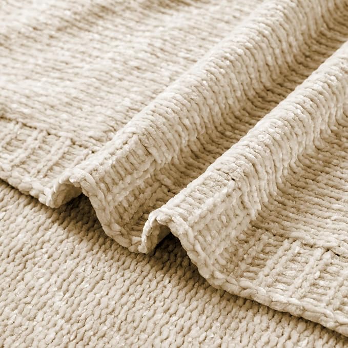 BATTILO HOME Knit Chenille Throw Blanket - Image 6