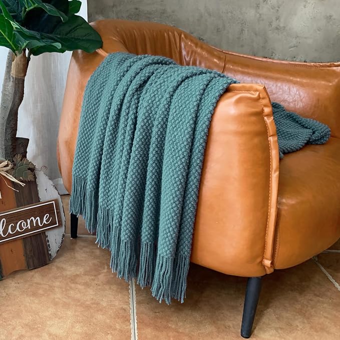 LOMAO Knitted Throw Blanket - Image 2