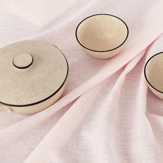 Solino Home Linen Pink Table Runner 90 Inches Long - Image 9