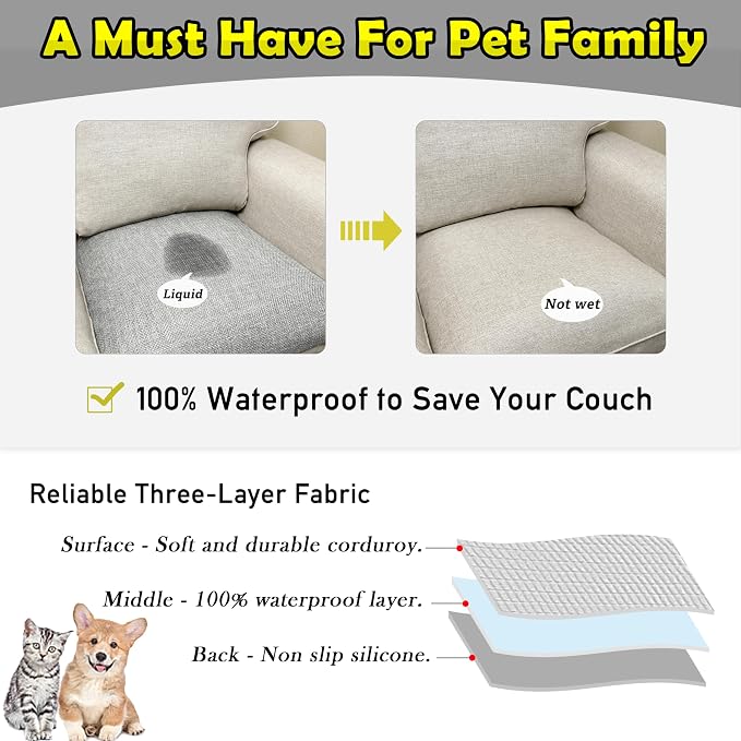 Couch Arm Covers, Waterproof Armrest Cover - Image 3