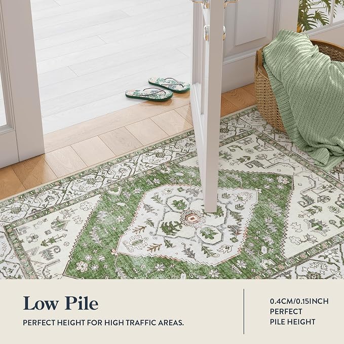 Lahome Boho Washable Hallway Runner Rug - Image 5