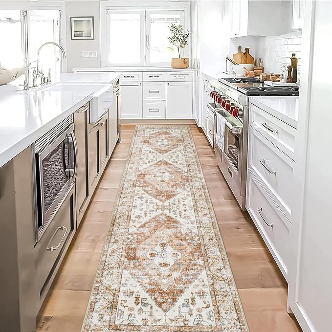 Lahome Boho Carpet Runners for Hallway 2x10 Washable Non-Slip Runner Rug - Image 7