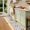 KIMODE Anti Fatigue Kitchen Mats, Boho Vintage Kitchen Rugs Sets of 2, Non Slip by KIMODE