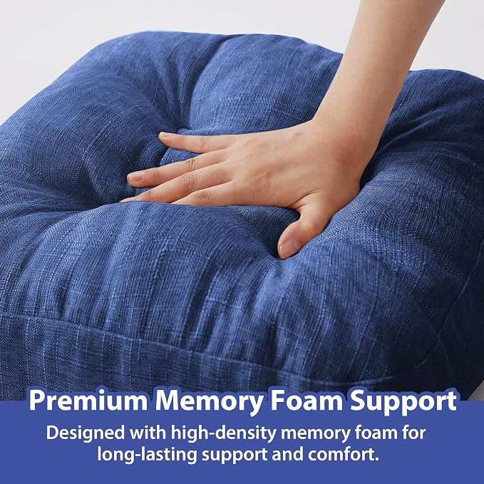 Chair Cushions, Dining Chair Cushions, Tufted Indoor Chair Pads, 16.5'' x - Image 5