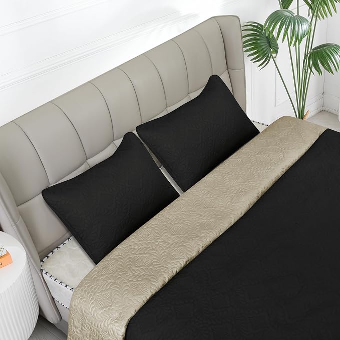 Easy-Going Full/Queen Size Reversible Quilt Set - Image 2