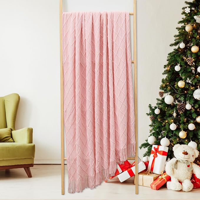 inhand ChristmasThrow Blankets for Couch, Gifts for Women Cozy Home Decor Knit - Image 8