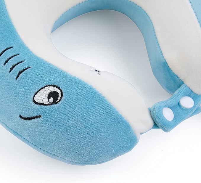 Niuniu Daddy Shark Kids Travel Neck Pillows - Image 5