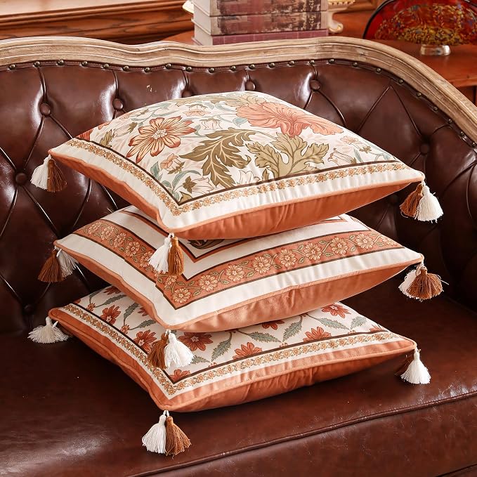 Throw Pillow Covers Pack of 2, Decoration Square Pillows Cushion Covers - Image 6