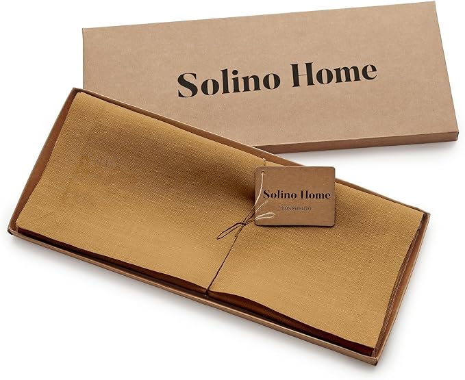 Solino Home Linen Table Runner 90 Inches Long - Image 5