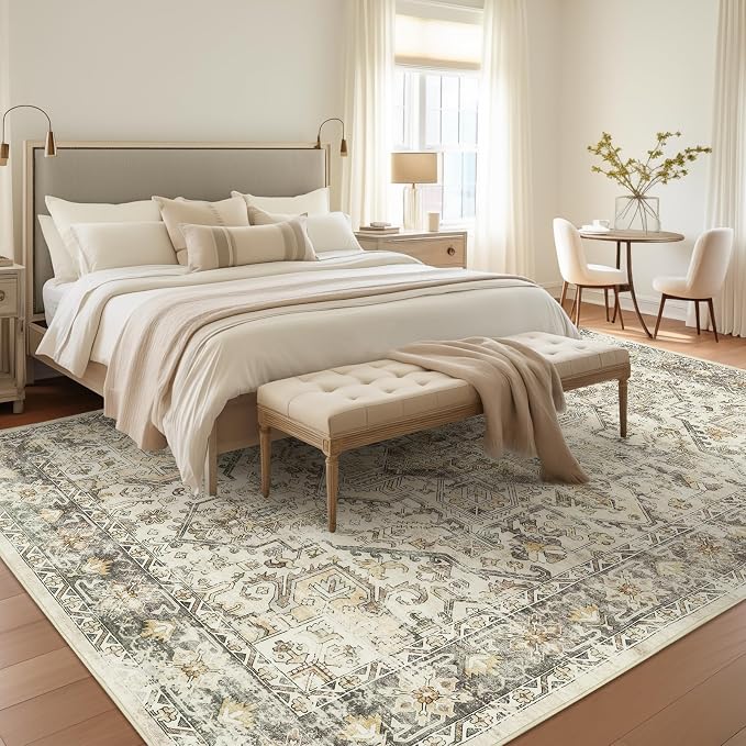 zesthome 8x10 Area Rugs for Living Room, Non-Slip Backing Washable Rugs - Image 7