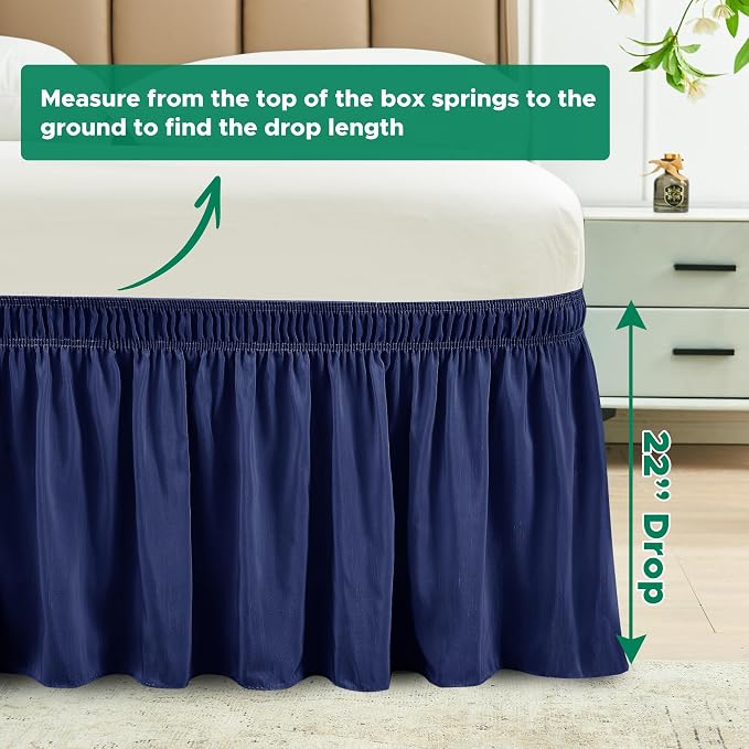 Biscaynebay Wrap Around Bed Skirts - Image 4