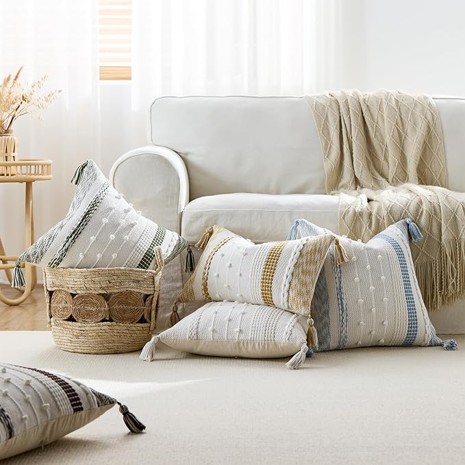 Boho Pillow Cover 18x18 Chocolate Brown - Image 6