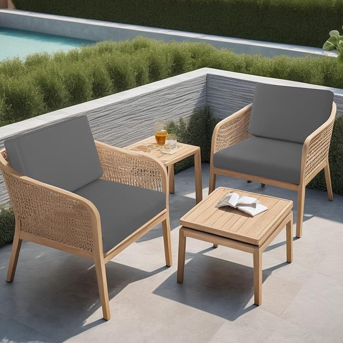 idee-home Outdoor Cushions for Patio Furniture, Outdoor Seat Cushions 28.5 x - Image 3
