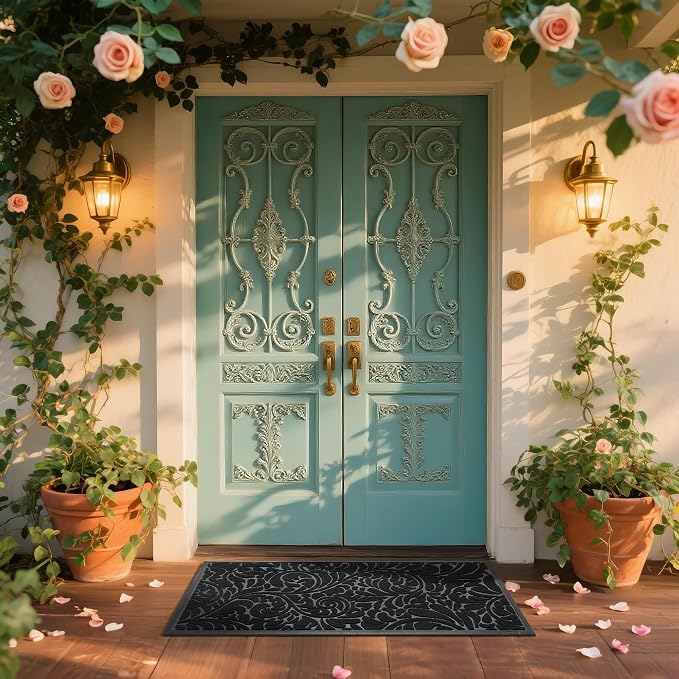 Yimobra Large Door Mat Outside Entrance 47x24, Waterproof Sturdy Outdoor Mats - Image 3
