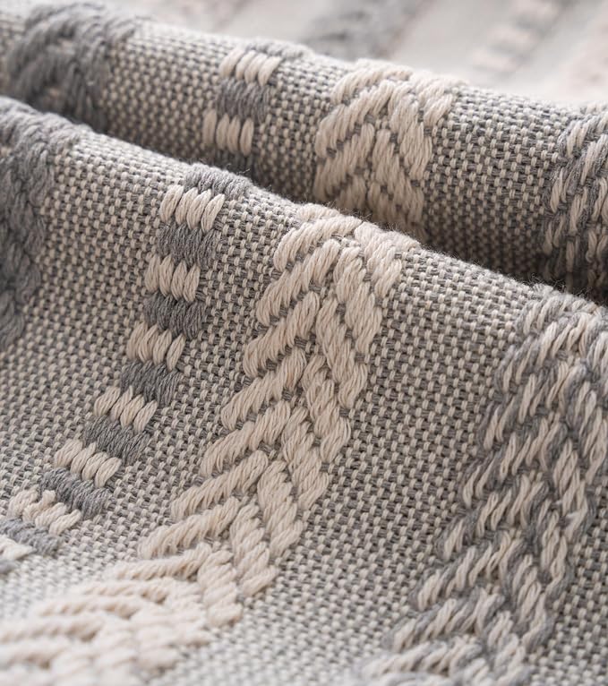 Boho Throw Pillow Covers 12x20 Inch Set of 2, Farmhouse Decorative Couch Pillow - Image 5