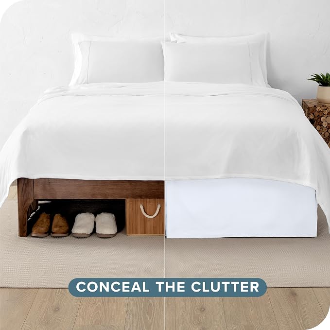 Bare Home Full XL Bed Skirt - Image 3