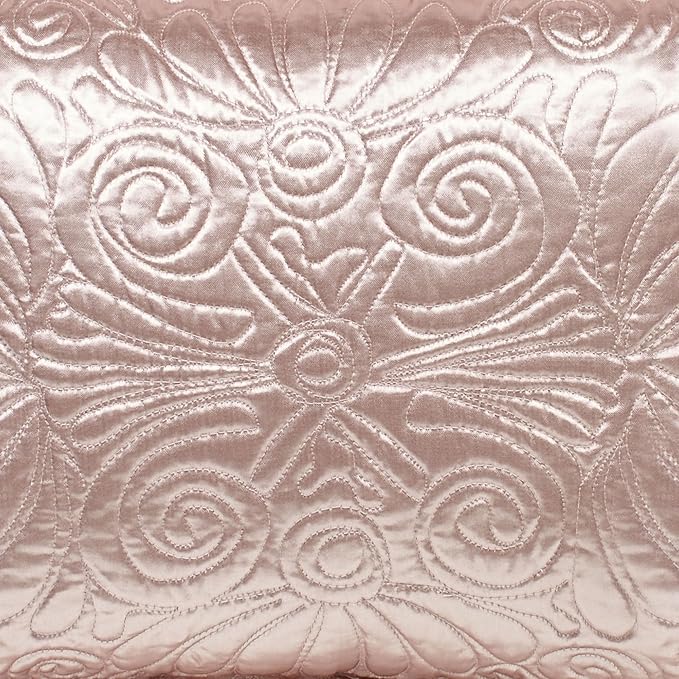 Touch of Class Portia Luxury Bedding | Posh Rose Quartz | Premier Quilted - Image 5