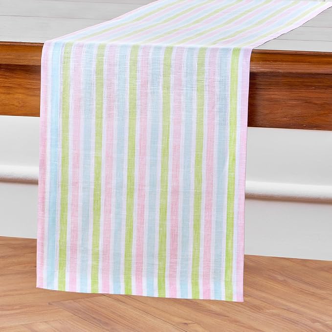 Solino Home Linen Table Runner 120 Inches Long - Image 2