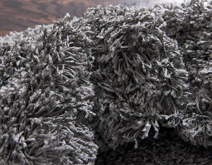 Unique Loom Solid Shag Collection Area Rug - Image 8