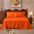 100% Linen Sheets King Size, Breathable & Durable 4-Piece Bed Flax Sheet Set by overket