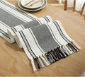 Caflife Boho Table Runner Balck and White by Caflife
