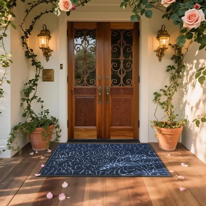 Yimobra Extra Large Door Mat 60x36, Waterproof Sturdy Outdoor Mats - Image 3