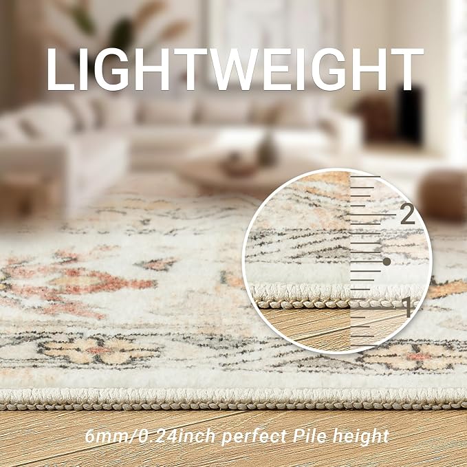 zesthome 5x7 Washable Rug-Stain Resistant Area Rugs - Image 6