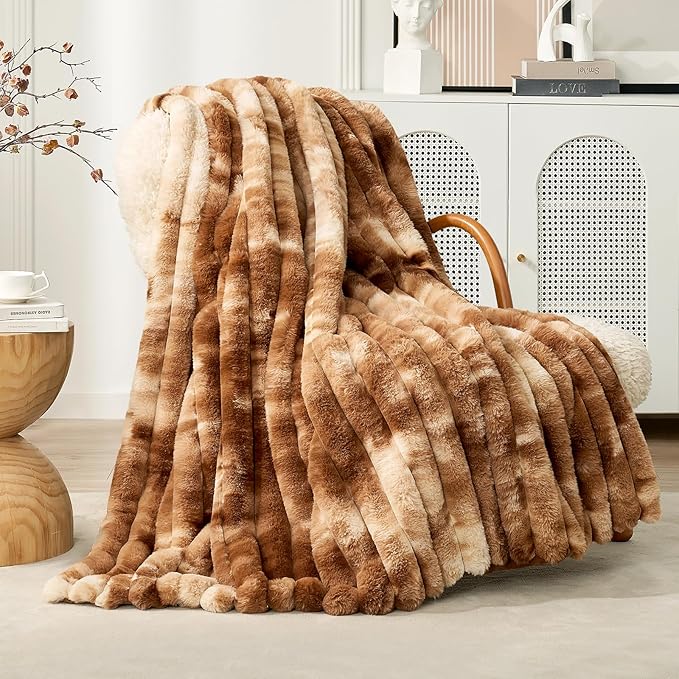 Cozy Bliss Faux Fur Throw Blanket - Image 6