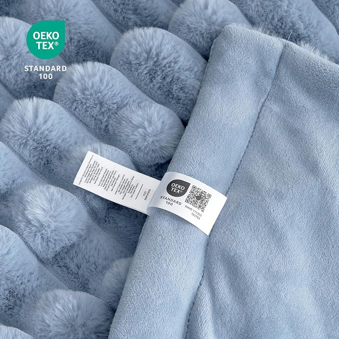 Cozy Bliss Faux Fur Throw Blanket - Image 5