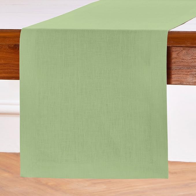 Solino Home Linen Table Runner 72 Inches Long - Image 2